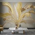 Cool Wallpapers Beautiful Nature Wallpaper Wall Mural Wall Sticker Self-adhesive Dazzling Golden PVC/Vinyl Suitable For Living Room Bedroom Restaurant Hotel Wall Decoration Art Home Decor