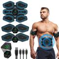 Abdominal Muscle Stimulator Trainer EMS Abs Wireless Leg Arm Belly Exercise Electric Simulators Massage Press Workout Home Gym