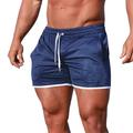 Men's Swim Trunks Swim Shorts Quick Dry Board Shorts Bathing Suit with Pockets Drawstring Swimming Surfing Beach Water Sports Solid Colored Summer