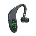 Business Earhook Bluetooth 5.0 Headset Waterproof Sport Stereo In Ear Headphone Long Battery Life Bluetooth Earphones Noise Reduction Wireless Earbuds Hands-Free Hanging Headset for Running Driving