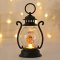 Ramadan Decoration LED Small Lantern Horse Lamp Middle East Holiday Decoration Supplies Electronic Candles Moon Festival Wind Lamp 1PC