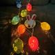 LED Light Garland Ramadan Festival Retro Kerosene Lamp Strings Home Decorative Light String for Bedroom Party Coffee house