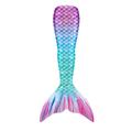 Kids Girls' Swimwear Mermaid Tail Swimsuit For Swimming The Little Mermaid Photography Swimwear Cosplay Colorful Blue Purple Party Holiday Beach Costumes Princess Bathing Suits 3-10 Years