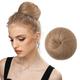 Black Hair Bun Hair Pieces for Women Girls Lady Drawstring Fake Ballet Bun Extensions Synthetic Updo Donut Chignon One Piece