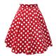 Elegant Polka Dots Classical Retro Vintage 1950s Skirt A Line Skirt Mini Skirt Swing Skirt Women's Carnival Dailywear Vacation Skirt