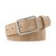 Women's Unisex PU Buckle Belt PU Leather Prong Buckle Plain Casual Classic Party Daily Black Brown Navy Blue Beige