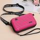 Women's Mobile Phone Bag, Travel Shoulder Bag, Durable Plastic Small Suitcase Shape Wallet with Card Slots for Wallet