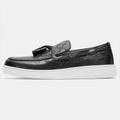 Men's Loafers Slip-Ons Formal Shoes Brogue Dress Shoes Leather Italian Full-Grain Cowhide Comfortable Slip Resistant Slip-on Black Coffee