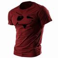 Funny Face Printed Men's Graphic Cotton T Shirt Sports Classic Shirt Short Sleeve Comfortable Tee Sports Outdoor Holiday Summer Fashion Designer Clothing