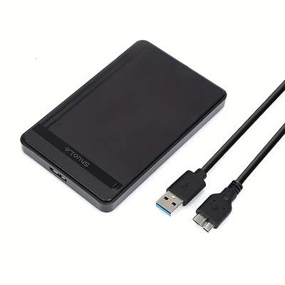 2.5 Inch SATA To USB 3.0 SSD HDD Enclosure Tool Free External Hard Disk Casing Hdd Case Hard Disk CaseOptimized For SSD Support UASP SATA III