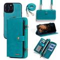 Phone Case For iPhone 15 Pro Max Plus iPhone 14 Pro Max Plus 13 12 11 Mini X XR XS 8 7 Wallet Case Portable with Removable Cross Body Strap Magnetic Flip Solid Colored TPU PC PU Leather