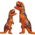 Dinosaur Cosplay Costume Funny Costumes Inflatable Costumes All Movie Cosplay Funny Costume White Yellow Red Leotard / Onesie Halloween Carnival Masquerade Cloth