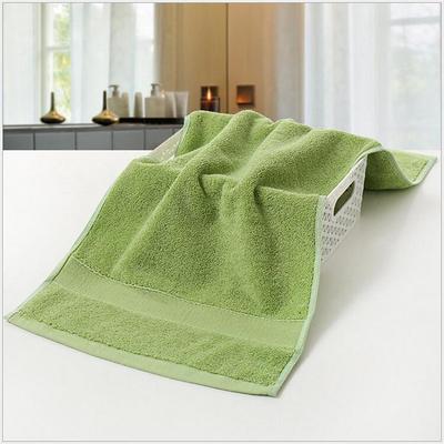 100% Cotton Soft And Absorbent Solid Color Hand Towel Or Face Towel For Home Bathroom