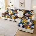 Magic Sofa Cover Stretch Sofa Seat Couch Cushion Slipcovers Vintage Style, Anti-Slip Furniture Protector for Sectional 1/2/3/4 Seat Cover,L Shape Sofa Covers, Chaise Lounge Sofa Slipcover