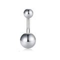 belly button rings surgical stainless steel belly ring pack 14g cute heart pearl navel piercing jewelry for women girls 10mm silver