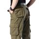 Men's Cargo Pants Cargo Trousers Hiking Pants 6 Pocket Plain Comfort Breathable Outdoor Daily Going out 100% Cotton Fashion Casual Gray Green Army Yellow Micro-elastic