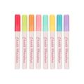 8pcs Chalk Pens For Blackboards 1/3/6/10mm Fine Bullet Or Chisel Tip, Blackboard Pens Contain 8 Neon Colors For Erasable Paint Markers Chalkboard Pens For Glass, Window And Non-Porous Blackboards