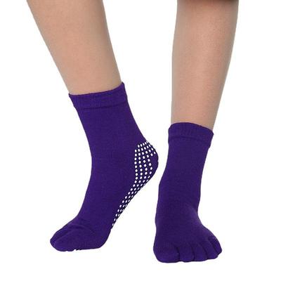 Yoga Five Finger Socks Women'S Pure Cotton Dispensing Non-Slip Socks Professional Indoor Sports Socks Yoga Women'S Socks Back To School College Student