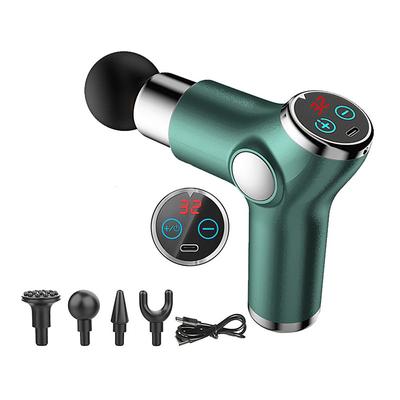 High Frequency Massage Gun Mini LCD 32 Speeds Fascia Gun Muscle Massager Relaxation Body Relax Fitness