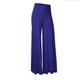 Women's Basic Essential Pants Wide Leg Slacks Straight Solid Colored Mid Waist White Black Navy Blue S M L XL XXL