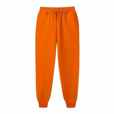 Men's Fleece Pants Sweatpants Joggers Winter Pants Trousers Side Pockets Elastic Waist Fleece Solid Color Comfort Warm Daily Casual Navy Apricot