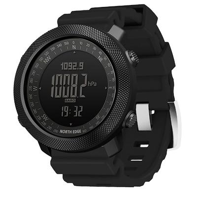 NORTH EDGE Apache Men Digital Watches Waterproof 50M Running Swimming Men Tactical Sport Watch Outdoor Sports Survival Military Watches for Men, Compass, Pedometer Calories