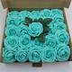 25/50pcs/set Gift Box 8cm Artificial Rose With Leaves 25 50 Boxes Of Home Flower Decoration Wedding Decoration