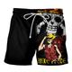 One Piece Monkey D. Luffy Portgas D. Ace Beach Shorts Board Shorts Back To School Anime Harajuku Graphic Kawaii Shorts For Couple's Men's Women's Adults' Hot Stamping