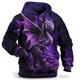 Men's Plus Size Pullover Hoodie Sweatshirt Big and Tall Wolf Hooded Long Sleeve Spring Fall Fashion Streetwear Basic Comfortable Work Daily Wear Tops
