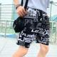 Men's Board Shorts Swim Shorts Swim Trunks Summer Shorts Beach Shorts Pocket Drawstring Straight Leg Animal Plaid Color Block Comfort Knee Length Outdoor Daily Holiday Streetwear Casual 1 2