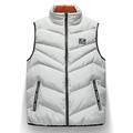 Men's Puffer Jacket Down Jacket Autumn Winter Warm Stand Collar Sleeveless Vest Coat Casual Pure Color Waistcoat Vests Jacket Top Coat M-4xl