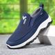 Men's Loafers Slip-Ons Cloth Loafers Comfort Shoes Walking Casual Outdoor Daily Mesh Breathable Loafer Black Navy Blue Grey Summer