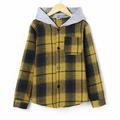 Kids Boys Shirt Plaid Long Sleeve School Fashion Black And White Spring Clothes 7-13 Years