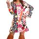 Retro Vintage 1970s Disco Dress 70s Fancy Dress Women 70s Outfits Hippie Women's Masquerade Party / Evening Dress