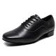 Men's Latin Shoes Ballroom Dance Shoes Modern Shoes Line Dance Performance Party Practice Oxford Thick Heel Adults' Black