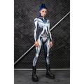 Skeleton / Skull Zombie Cosplay Costume Bodysuits Full Body Catsuit Adults' Women's One Piece Scary Costume Party Halloween Halloween Masquerade Mardi Gras Easy Halloween Costumes