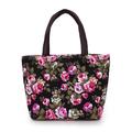 Women's Handbag Nylon Outdoor Daily Zipper Large Capacity Breathable Lightweight Flower Black Red Blue