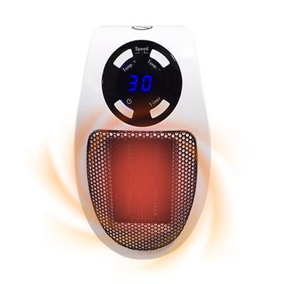 Portable Electric Heater Plug in Wall Heater Room Heating Stove Household Radiator Remote Warmer Machine 500W Device