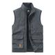 Men's Vest Gilet Fishing Vest Hiking Vest Sleeveless Vest Gilet Jacket Outdoor Street Daily Going out Streetwear Casual Spring Fall Pocket Polyester Nylon Breathable Plain Zipper Stand Collar Loose