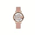 Women's Watch Elegant Butterfly Quartz Watch Hollow Out Analog PU Leather Wrist Watch