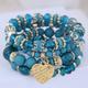 Women's Bracelets Fashion Outdoor Heart Bracelets Bangles