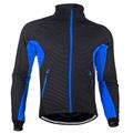 Nuckily Men's Cycling Jacket Winter Thermal Warm Windproof Breathable Reflective Strips Bike Jacket Windbreaker Mountain Bike MTB Road Bike Cycling City Bike Cycling Green Red Blue Bike Wear