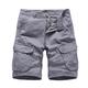 Men's Cargo Shorts Work Shorts Hiking Shorts Multi Pocket Animal Breathable Outdoor Knee Length Casual Daily Classic Casual Black Army Green Inelastic