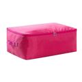 Large Clothes Storage Bag, Zipper Clothes Organizer With Handle, Space Saver Containers For Bedding