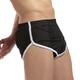 Men's Swimwear Swim Shorts Swim Briefs Mesh Shorts Plain Comfort Breathable Running Swimming Pool Sports Black White