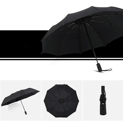Large Umbrella Sunshade All-automatic Anti-Wind Double Layer Commercial Large Umbrella, Diameter105cm/41.33in