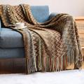 Boho Bed Plaid Blanket Geometry Aztec Baja Blankets Ethnic Sofa Cover Slipcover Decor Throw Wall Hanging Tapestry Rug Cobertor