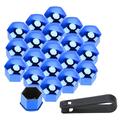 20Pcs/Set Wheel Nut Rim Cover 17/19/21mm Nut Car Wheel Auto Hub Screw Protection Anti-Theft Cover Cap for Car