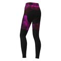 21Grams Women's Cycling Tights Bike Pants Tights Mountain Bike MTB Road Bike Cycling Sports Graphic Thermal Warm 3D Pad Warm Breathable Green Purple Polyester Clothing Apparel Bike Wear / Stretchy