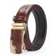 Men's Faux Leather Belt PU Belt Silver Black Alloy Plain Daily Wear Going out Weekend